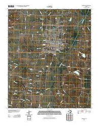 Bonham Texas Historical topographic map, 1:24000 scale, 7.5 X 7.5 Minute, Year 2010