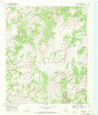Bonita Texas Historical topographic map, 1:24000 scale, 7.5 X 7.5 Minute, Year 1968