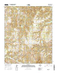 Bonita Texas Current topographic map, 1:24000 scale, 7.5 X 7.5 Minute, Year 2016