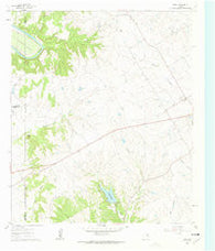 Bono Texas Historical topographic map, 1:24000 scale, 7.5 X 7.5 Minute, Year 1961