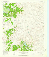 Bono Texas Historical topographic map, 1:24000 scale, 7.5 X 7.5 Minute, Year 1961