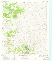 Bono Texas Historical topographic map, 1:24000 scale, 7.5 X 7.5 Minute, Year 1961