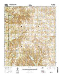 Bono Texas Current topographic map, 1:24000 scale, 7.5 X 7.5 Minute, Year 2016