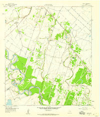 Bonus Texas Historical topographic map, 1:24000 scale, 7.5 X 7.5 Minute, Year 1959