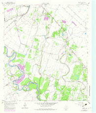 Bonus Texas Historical topographic map, 1:24000 scale, 7.5 X 7.5 Minute, Year 1959