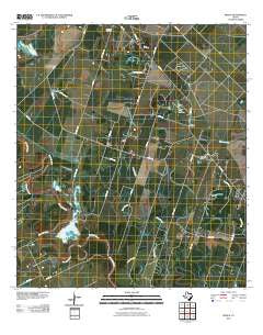 Bonus Texas Historical topographic map, 1:24000 scale, 7.5 X 7.5 Minute, Year 2010
