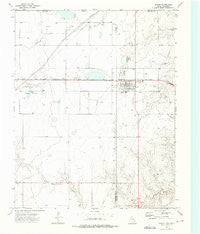 Booker Texas Historical topographic map, 1:24000 scale, 7.5 X 7.5 Minute, Year 1973