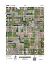 Booker Texas Historical topographic map, 1:24000 scale, 7.5 X 7.5 Minute, Year 2012