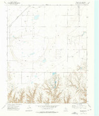 Booker SW Texas Historical topographic map, 1:24000 scale, 7.5 X 7.5 Minute, Year 1973