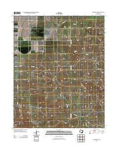 Booker SE Texas Historical topographic map, 1:24000 scale, 7.5 X 7.5 Minute, Year 2012