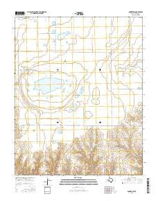 Booker SW Texas Current topographic map, 1:24000 scale, 7.5 X 7.5 Minute, Year 2016