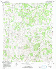 Boonsville Texas Historical topographic map, 1:24000 scale, 7.5 X 7.5 Minute, Year 1960