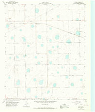 Boothe Texas Historical topographic map, 1:24000 scale, 7.5 X 7.5 Minute, Year 1965