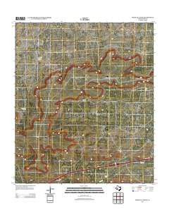 Bootleg Canyon Texas Historical topographic map, 1:24000 scale, 7.5 X 7.5 Minute, Year 2012