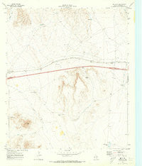 Boracho Texas Historical topographic map, 1:24000 scale, 7.5 X 7.5 Minute, Year 1970