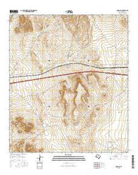 Boracho Texas Current topographic map, 1:24000 scale, 7.5 X 7.5 Minute, Year 2016