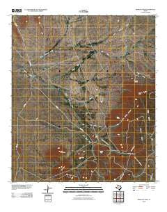 Boracho Peak Texas Historical topographic map, 1:24000 scale, 7.5 X 7.5 Minute, Year 2010