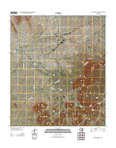 Boracho Peak Texas Historical topographic map, 1:24000 scale, 7.5 X 7.5 Minute, Year 2012