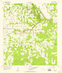 Borden Texas Historical topographic map, 1:24000 scale, 7.5 X 7.5 Minute, Year 1957