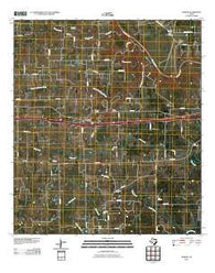 Borden Texas Historical topographic map, 1:24000 scale, 7.5 X 7.5 Minute, Year 2010