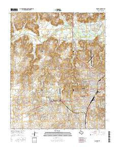Borger Texas Current topographic map, 1:24000 scale, 7.5 X 7.5 Minute, Year 2016