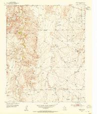 Borger SE Texas Historical topographic map, 1:24000 scale, 7.5 X 7.5 Minute, Year 1953