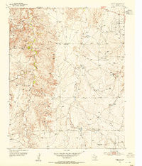 Borger SE Texas Historical topographic map, 1:24000 scale, 7.5 X 7.5 Minute, Year 1953
