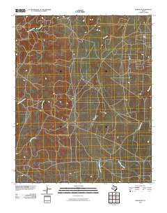 Borger SE Texas Historical topographic map, 1:24000 scale, 7.5 X 7.5 Minute, Year 2010