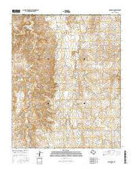 Borger SE Texas Current topographic map, 1:24000 scale, 7.5 X 7.5 Minute, Year 2016