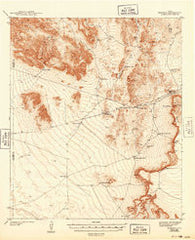 Borrego Texas Historical topographic map, 1:62500 scale, 15 X 15 Minute, Year 1942