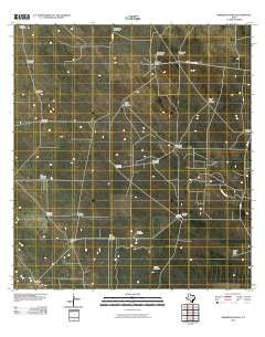 Borregos Ranch Texas Historical topographic map, 1:24000 scale, 7.5 X 7.5 Minute, Year 2010
