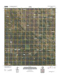 Borregos Ranch Texas Historical topographic map, 1:24000 scale, 7.5 X 7.5 Minute, Year 2012