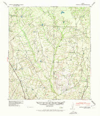 Botella Creek Texas Historical topographic map, 1:62500 scale, 15 X 15 Minute, Year 1941