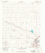 Bovina Texas Historical topographic map, 1:24000 scale, 7.5 X 7.5 Minute, Year 1965