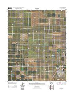 Bovina Texas Historical topographic map, 1:24000 scale, 7.5 X 7.5 Minute, Year 2012