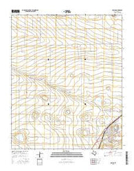 Bovina Texas Current topographic map, 1:24000 scale, 7.5 X 7.5 Minute, Year 2016