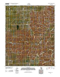 Bowers City Texas Historical topographic map, 1:24000 scale, 7.5 X 7.5 Minute, Year 2010