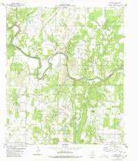 Bowser Texas Historical topographic map, 1:24000 scale, 7.5 X 7.5 Minute, Year 1980