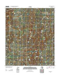 Bowser Texas Historical topographic map, 1:24000 scale, 7.5 X 7.5 Minute, Year 2012