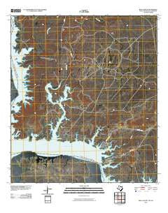 Box Canyon Texas Historical topographic map, 1:24000 scale, 7.5 X 7.5 Minute, Year 2010