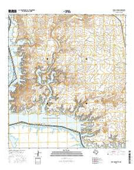 Box Canyon Texas Current topographic map, 1:24000 scale, 7.5 X 7.5 Minute, Year 2016