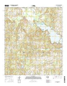 Box Church Texas Current topographic map, 1:24000 scale, 7.5 X 7.5 Minute, Year 2016
