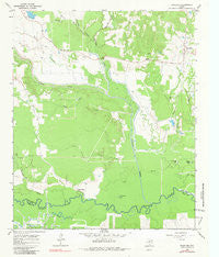 Boxelder Texas Historical topographic map, 1:24000 scale, 7.5 X 7.5 Minute, Year 1965