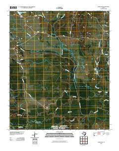 Boxelder Texas Historical topographic map, 1:24000 scale, 7.5 X 7.5 Minute, Year 2010