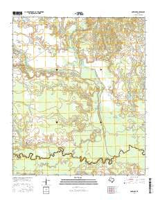 Boxelder Texas Current topographic map, 1:24000 scale, 7.5 X 7.5 Minute, Year 2016