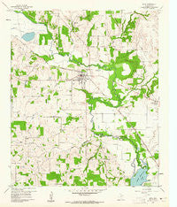 Boyd Texas Historical topographic map, 1:24000 scale, 7.5 X 7.5 Minute, Year 1960