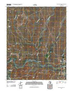 Boys Ranch West Texas Historical topographic map, 1:24000 scale, 7.5 X 7.5 Minute, Year 2010