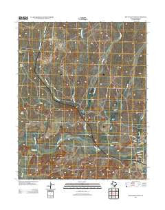 Boys Ranch West Texas Historical topographic map, 1:24000 scale, 7.5 X 7.5 Minute, Year 2012