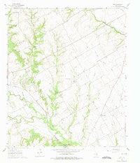 Boz Texas Historical topographic map, 1:24000 scale, 7.5 X 7.5 Minute, Year 1960