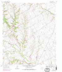 Boz Texas Historical topographic map, 1:24000 scale, 7.5 X 7.5 Minute, Year 1960